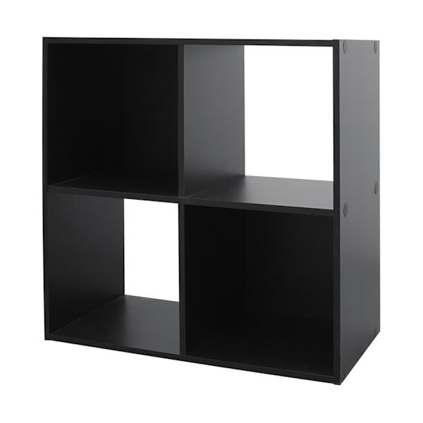 at home 4-Cube Storage Storage Organizer Black