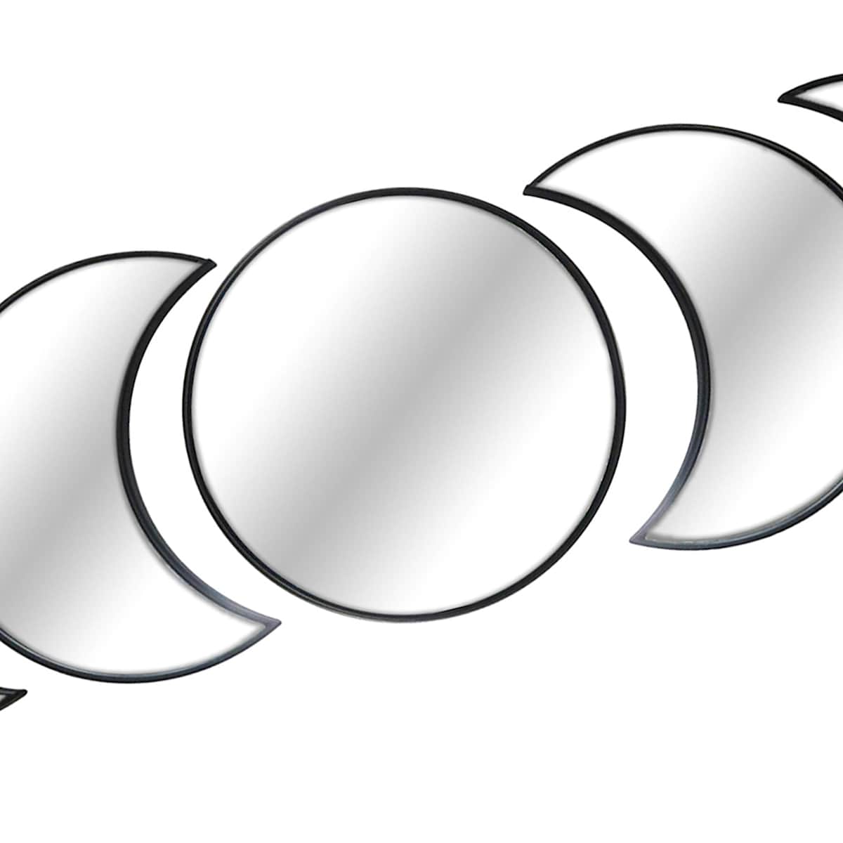 At Home 5-Piece Moon Phases Mirror Set