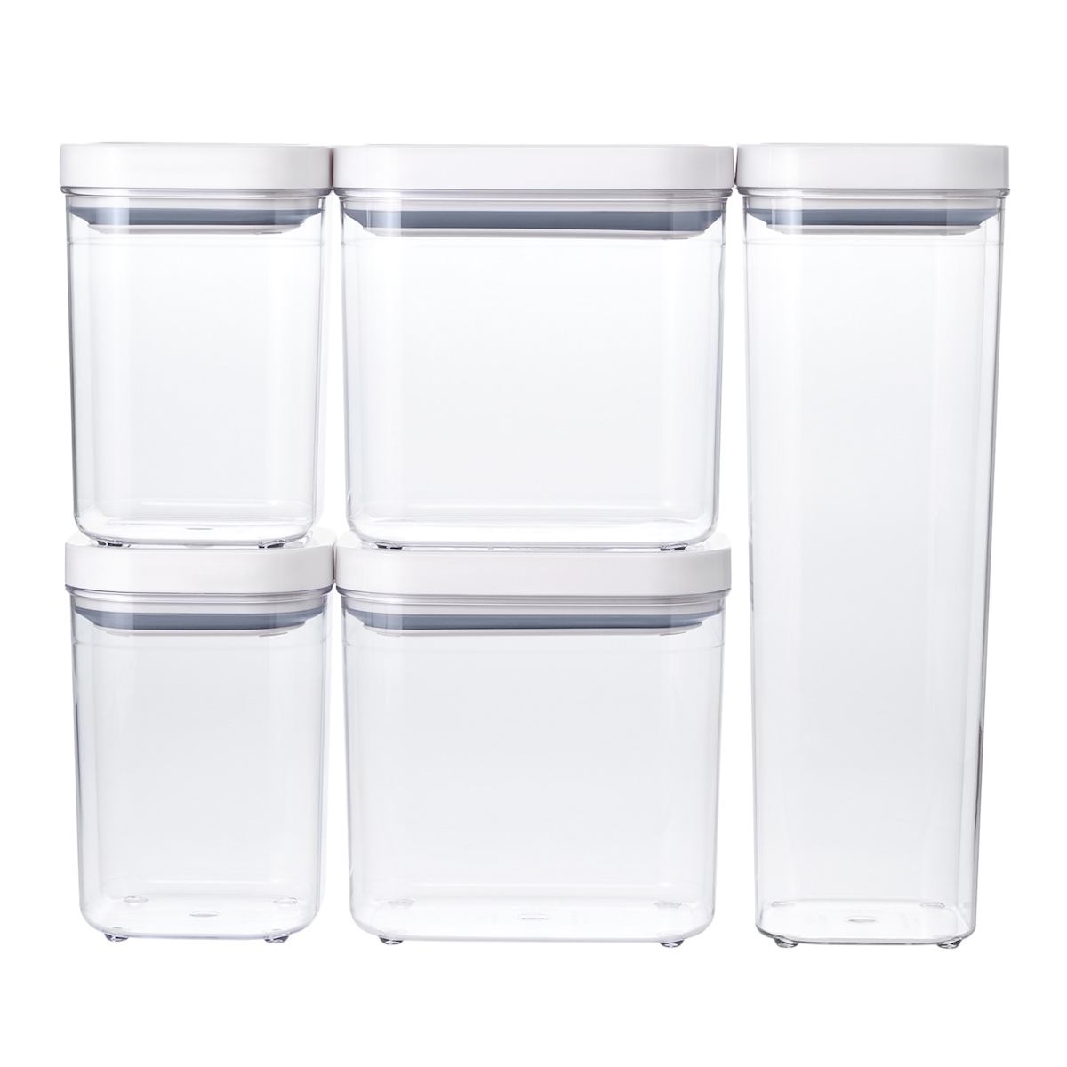 At Home 5-Piece Pop Container Set