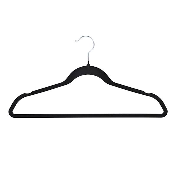 at home 50-Pack Velvet Suit Hangers Black