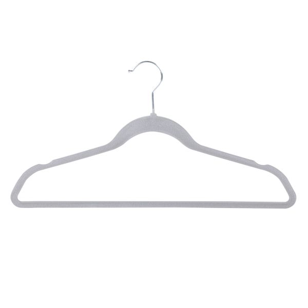 at home 50-Pack Velvet Suit Hangers Grey