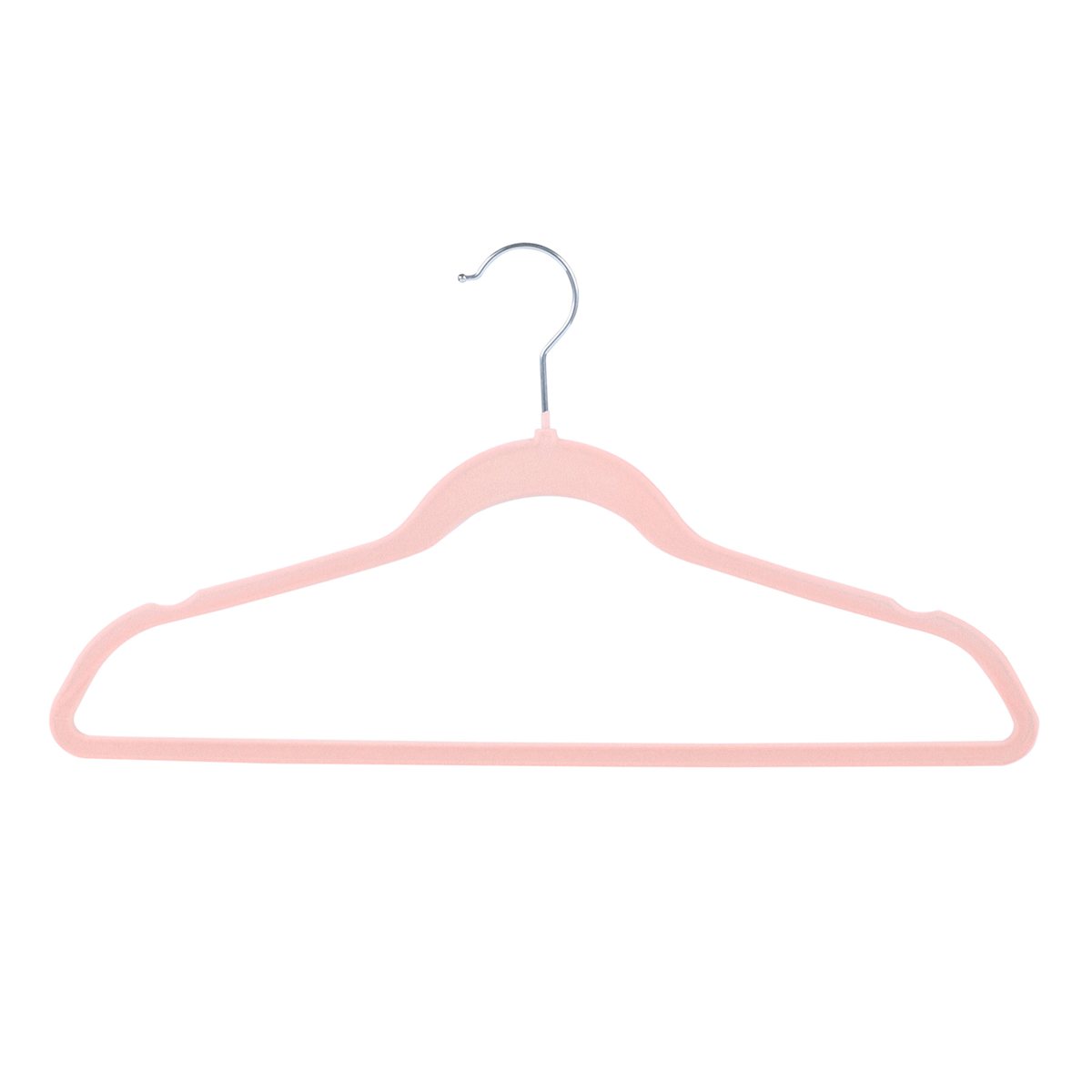 At Home 50-Pack Velvet Suit Hangers Pink