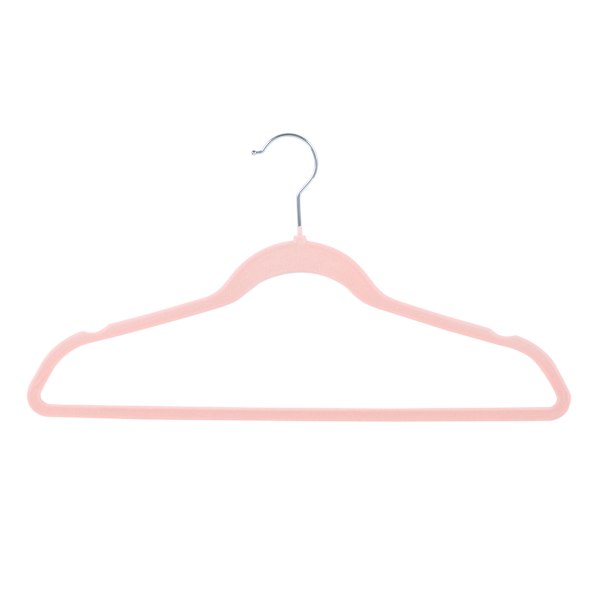 at home 50-Pack Velvet Suit Hangers Pink