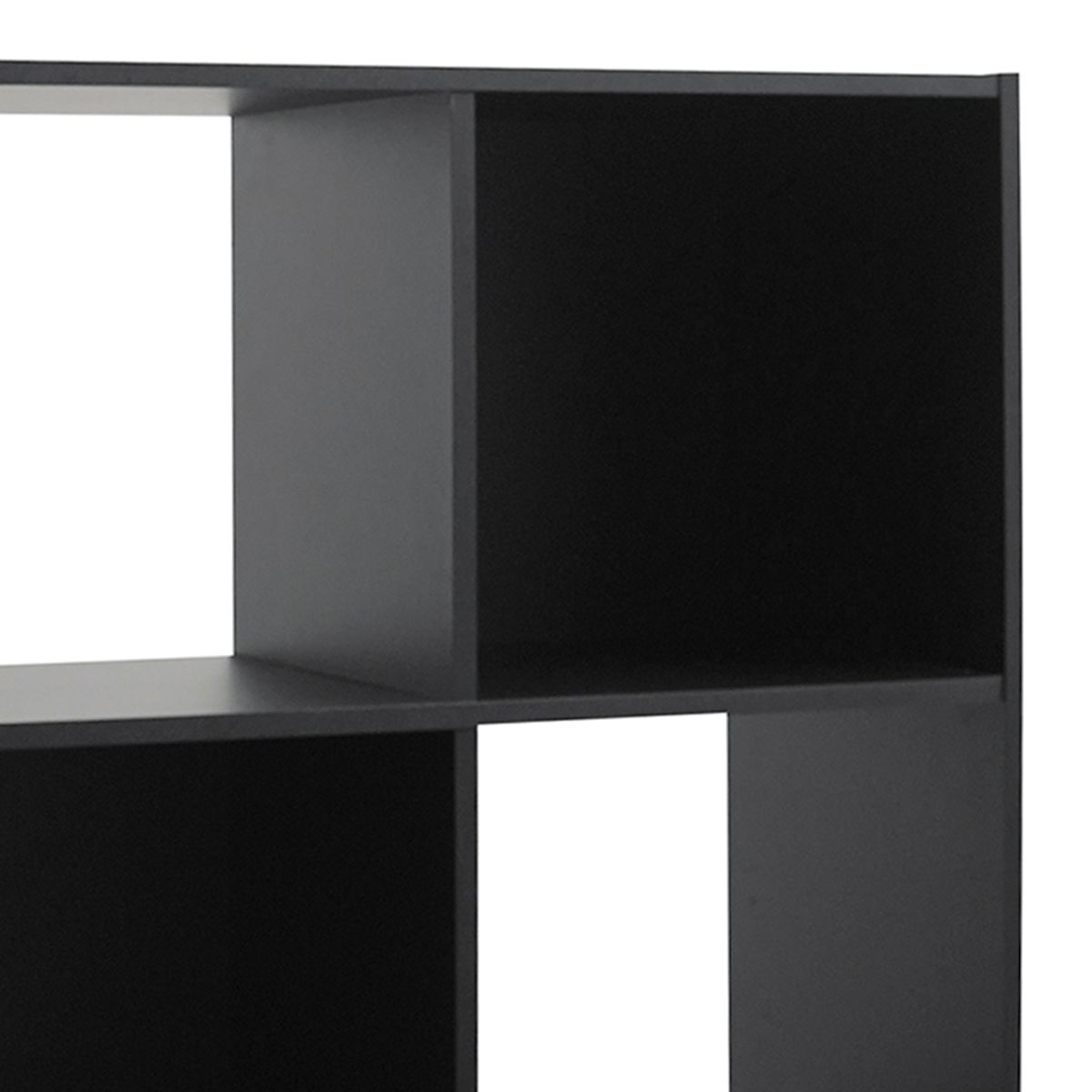 At Home 6-Cube Storage Organizer Black