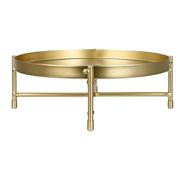 at home 8In Gold Metal Plant Riser