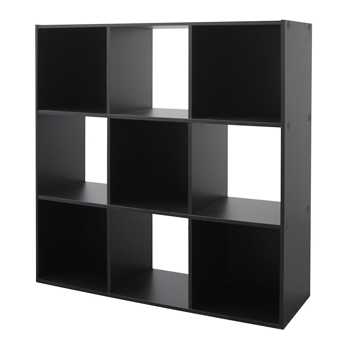 At Home 9-Cube Storage Organizer Black