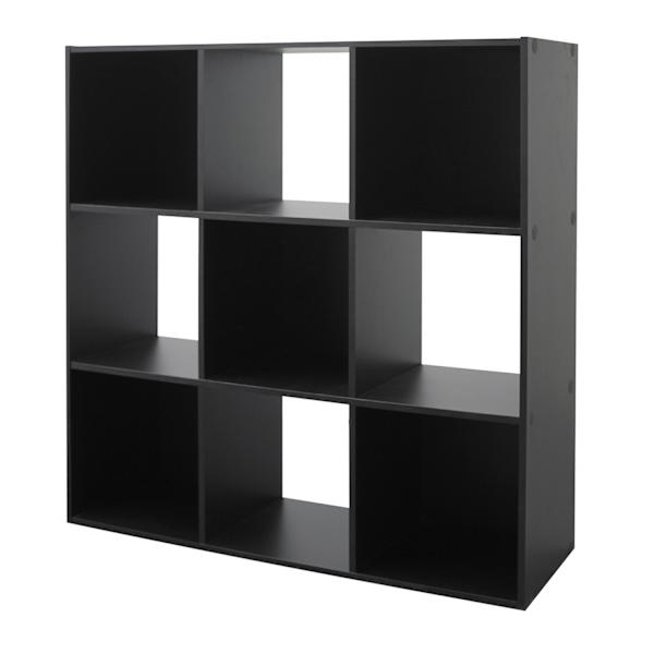 at home 9-Cube Storage Organizer Black