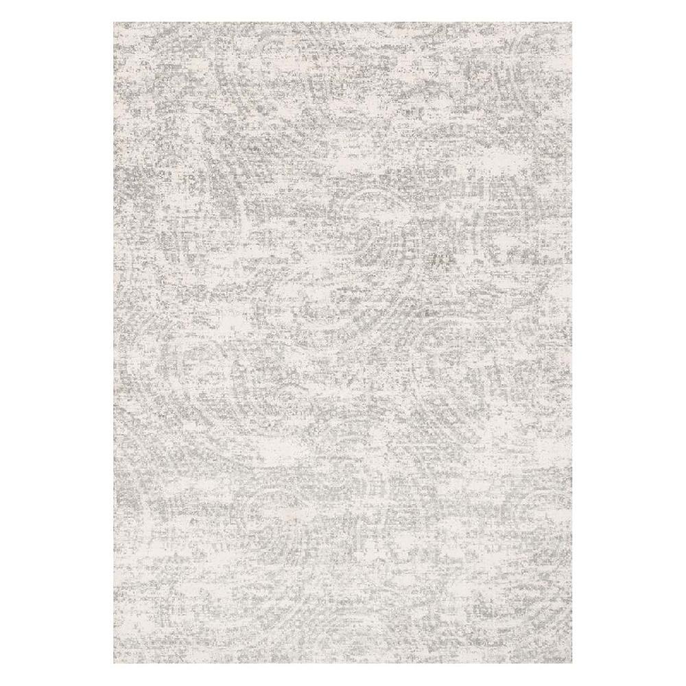 At Home (A252) Willow Grey Microfiber Area Rug 8x10
