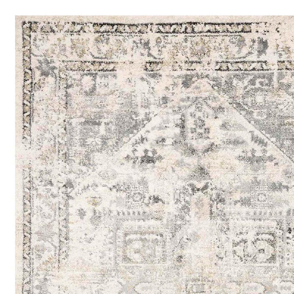 At Home (A433) Cliff Grey Stone Area Rug 8x10