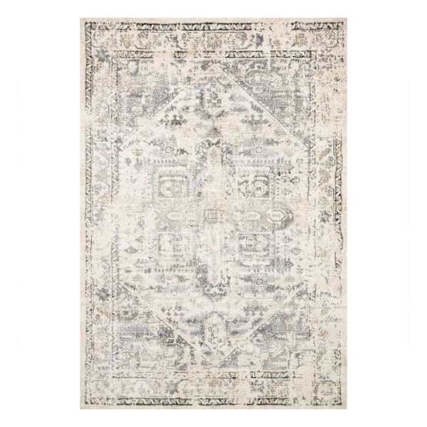 at home (A433) Cliff Grey Stone Area Rug 8x10
