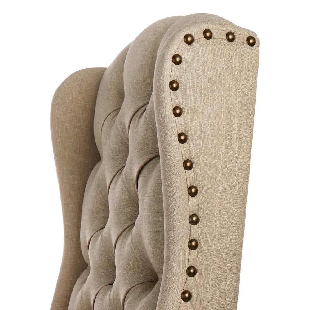 At Home Aahmad Winged Dining Chair Beige