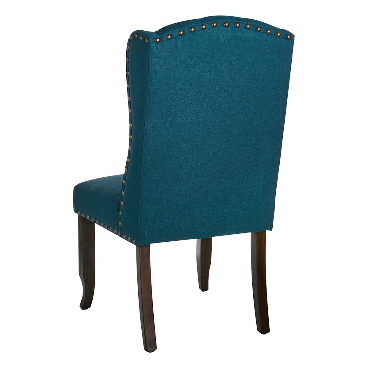 At Home Aahmad Winged Dining Chair Navy