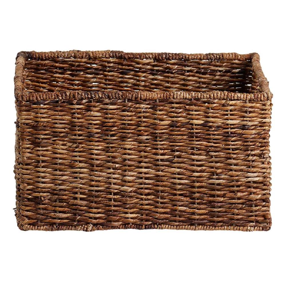 At Home Abaca Rectangle Storage Basket Large