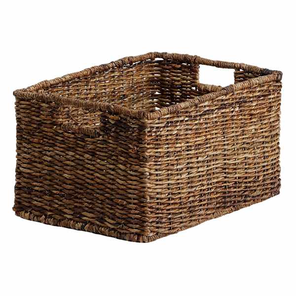 at home Abaca Rectangle Storage Basket Large