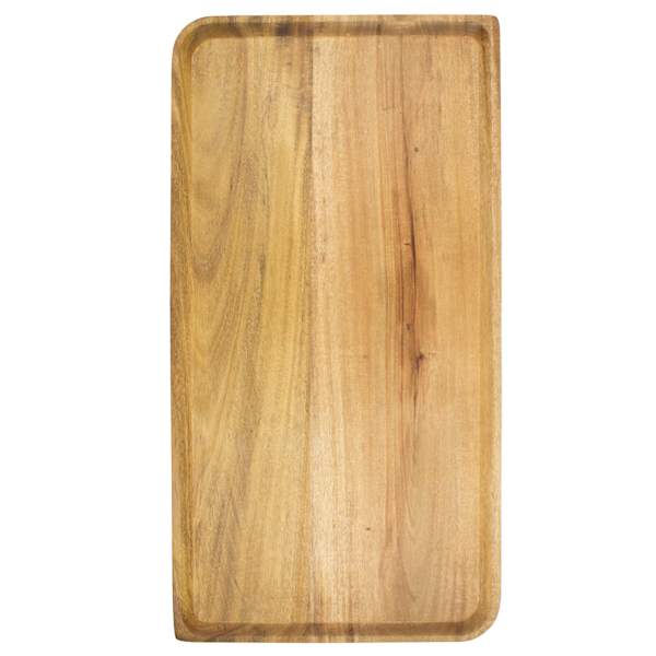 at home Acacia Wood Rectangle Serving Tray Large
