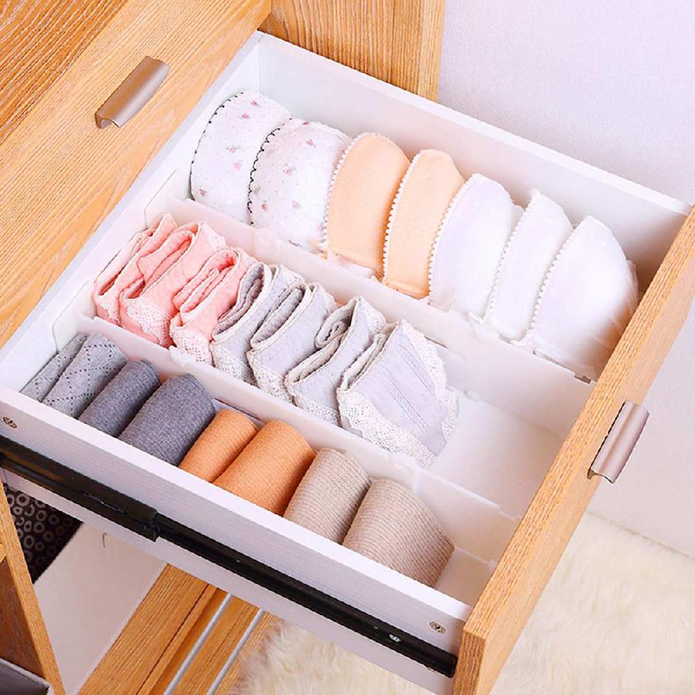 At Home Adjustable Depth Drawer Organizer