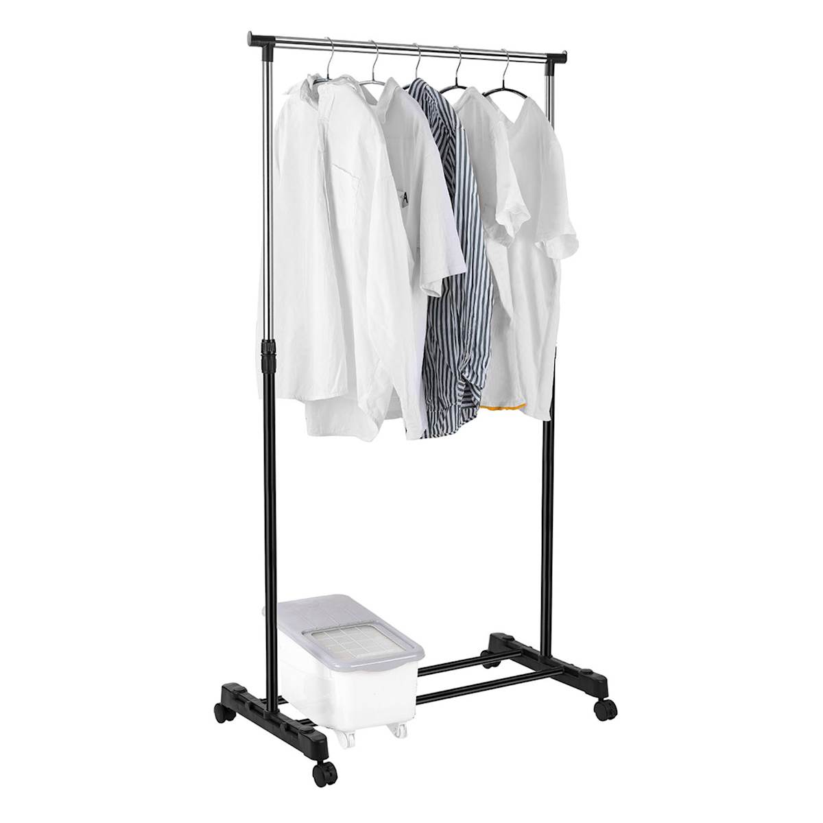 At Home Adjustable Garment Rack Chrome