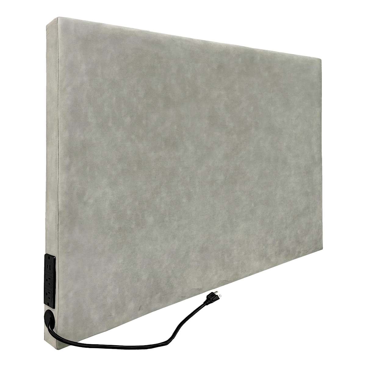 At Home Aiden Dorm Headboard Grey