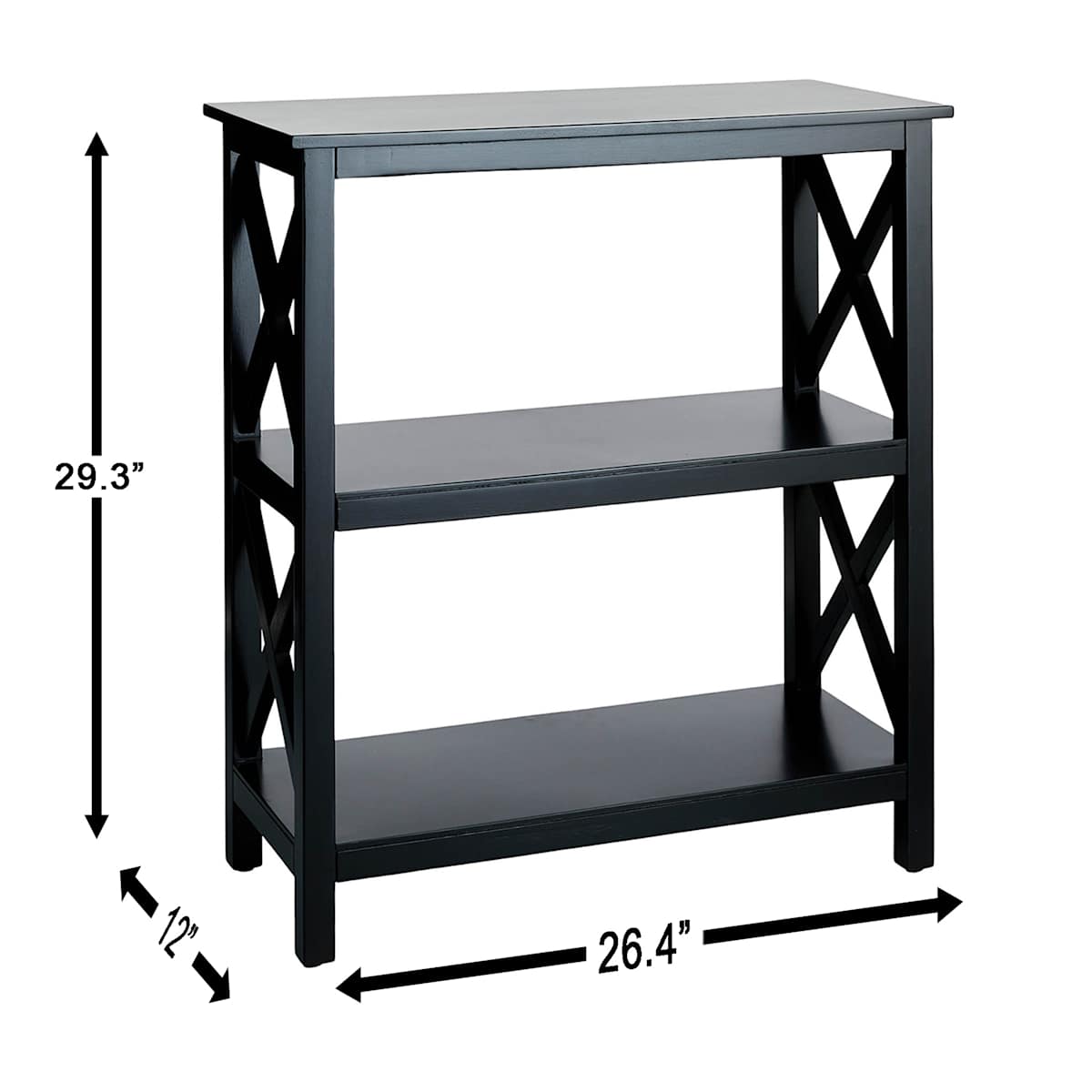 At Home Alexander Shelf Black