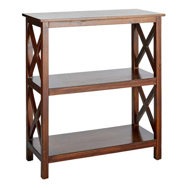 at home Alexander Shelf Walnut Finish