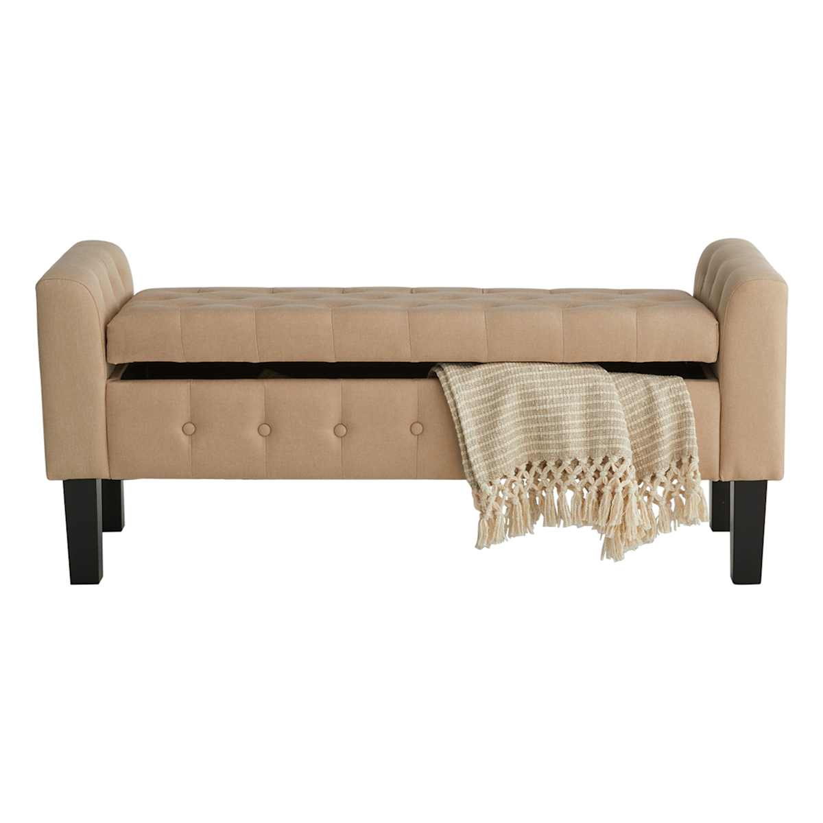 At Home Andy Storage Bench Beige