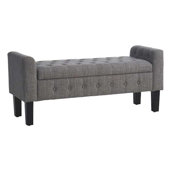 at home Andy Storage Bench Grey
