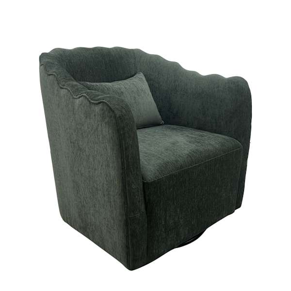 at home Annabelle Swivel Accent Chair Green