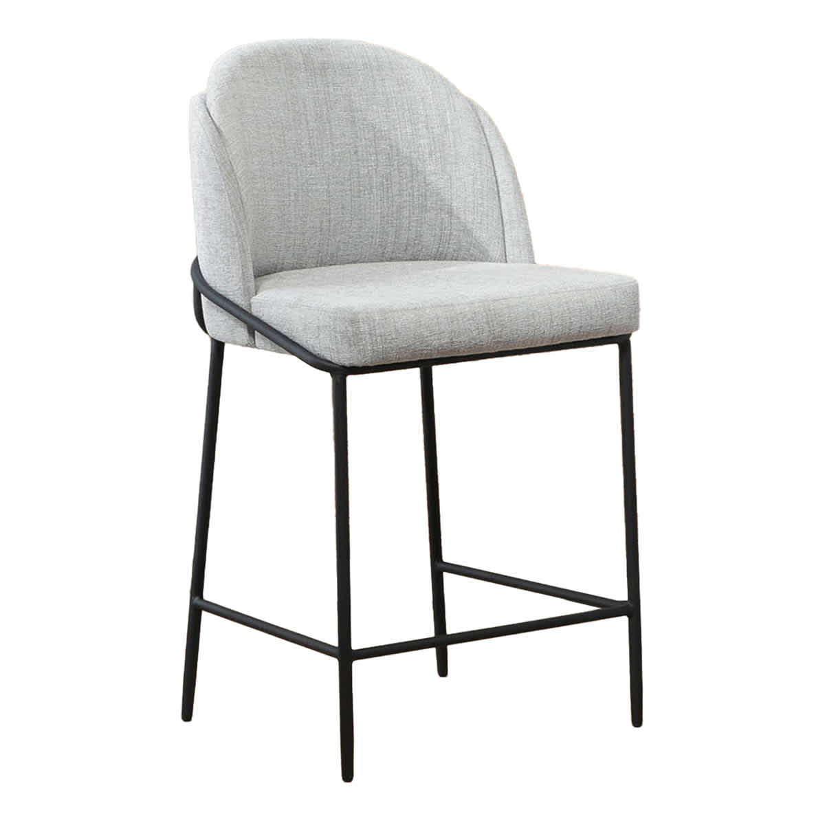 At Home Aria Counter Stool Light Grey