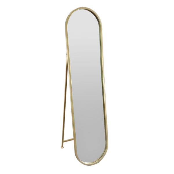 at home Aria Oval Gold Floor Mirror 15x60