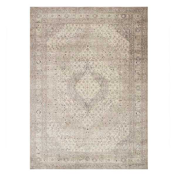 at home (B500) Xander Ivory & Tan Area Rug 8x10