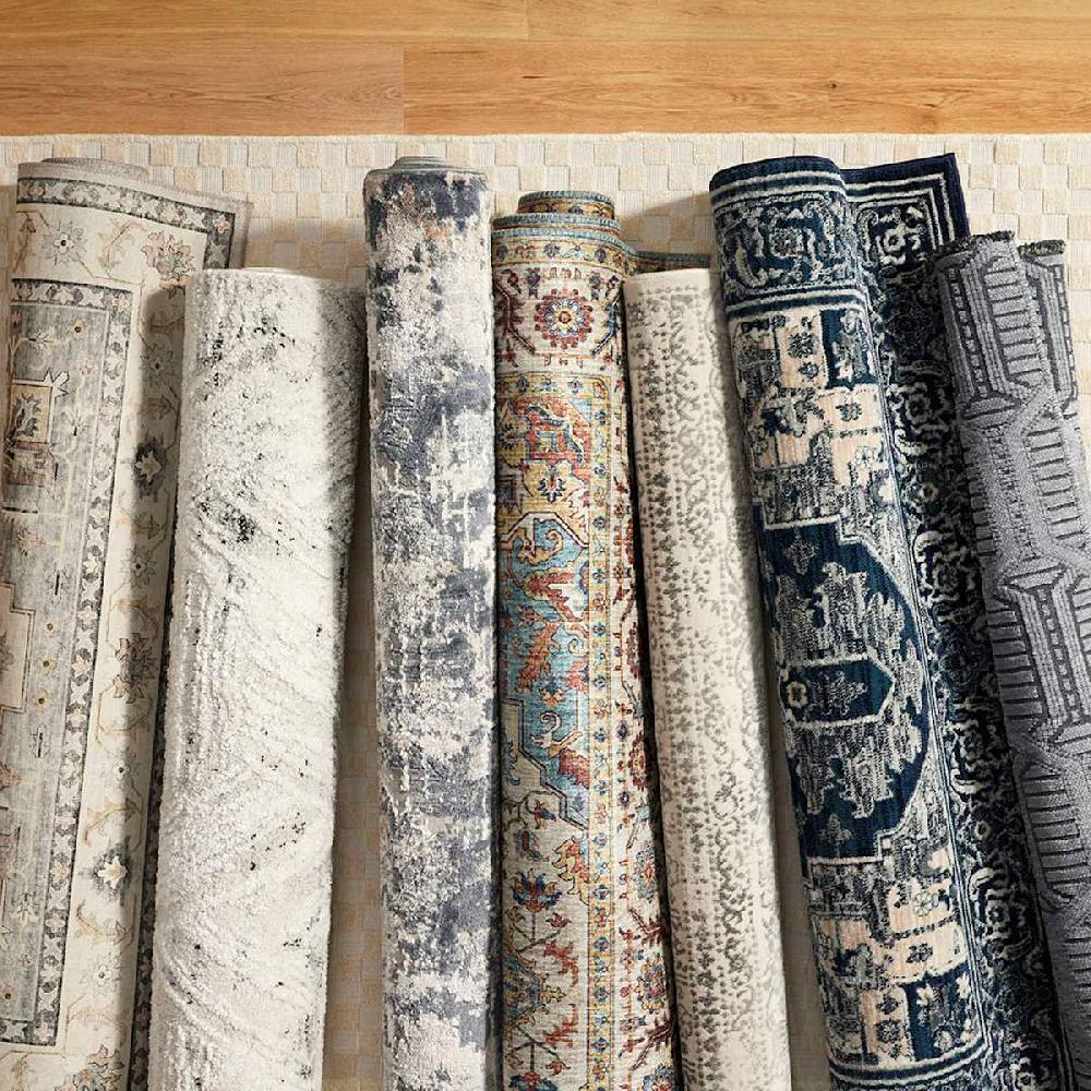 At Home (B593) Boulder Ivory Area Rug 5x7