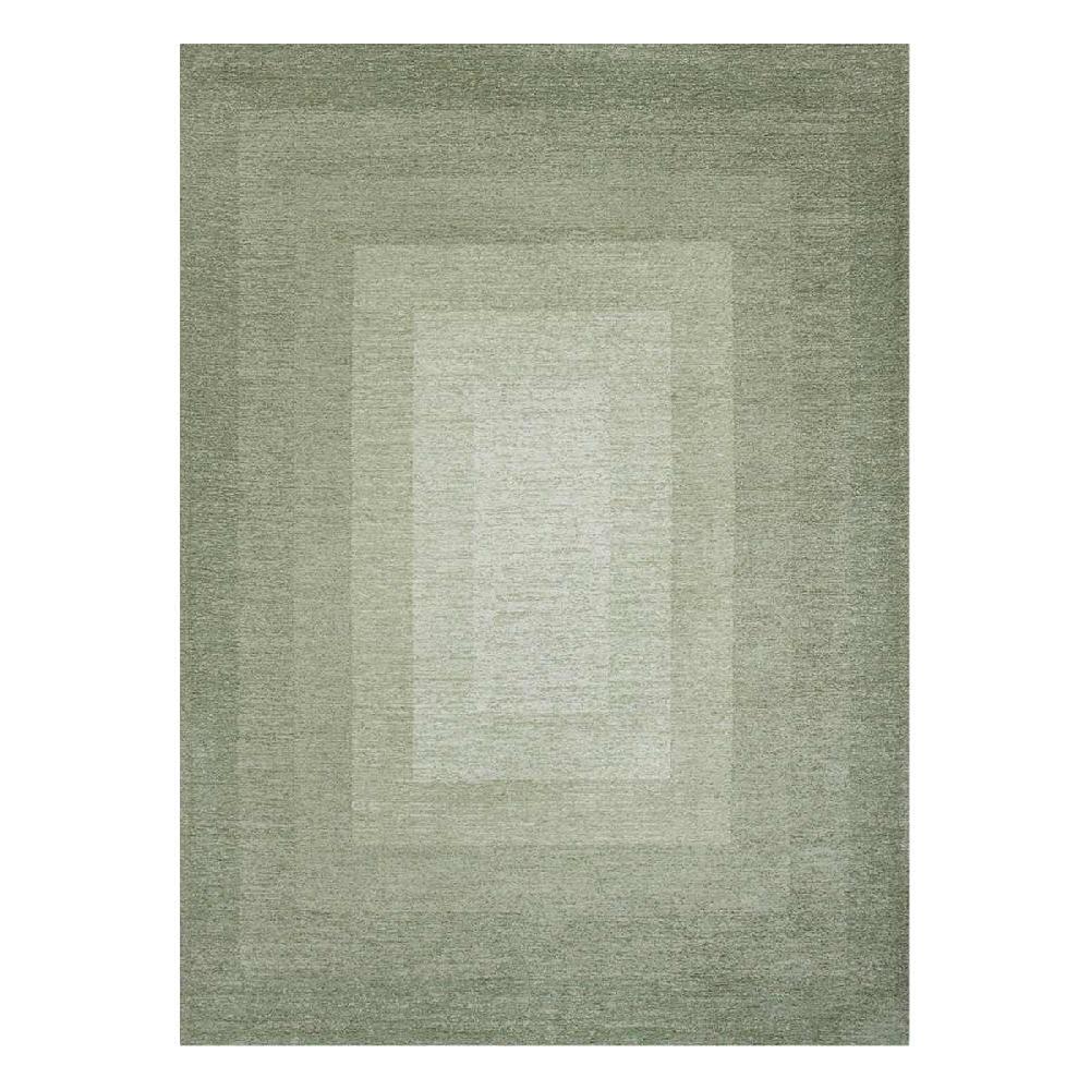 At Home (B893) Green Ombre Flatweave Area Rug 5x7