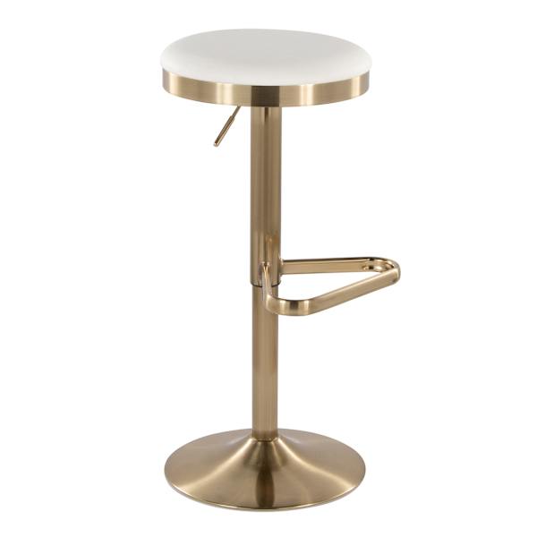 at home Bailey Adjustable Barstool Gold