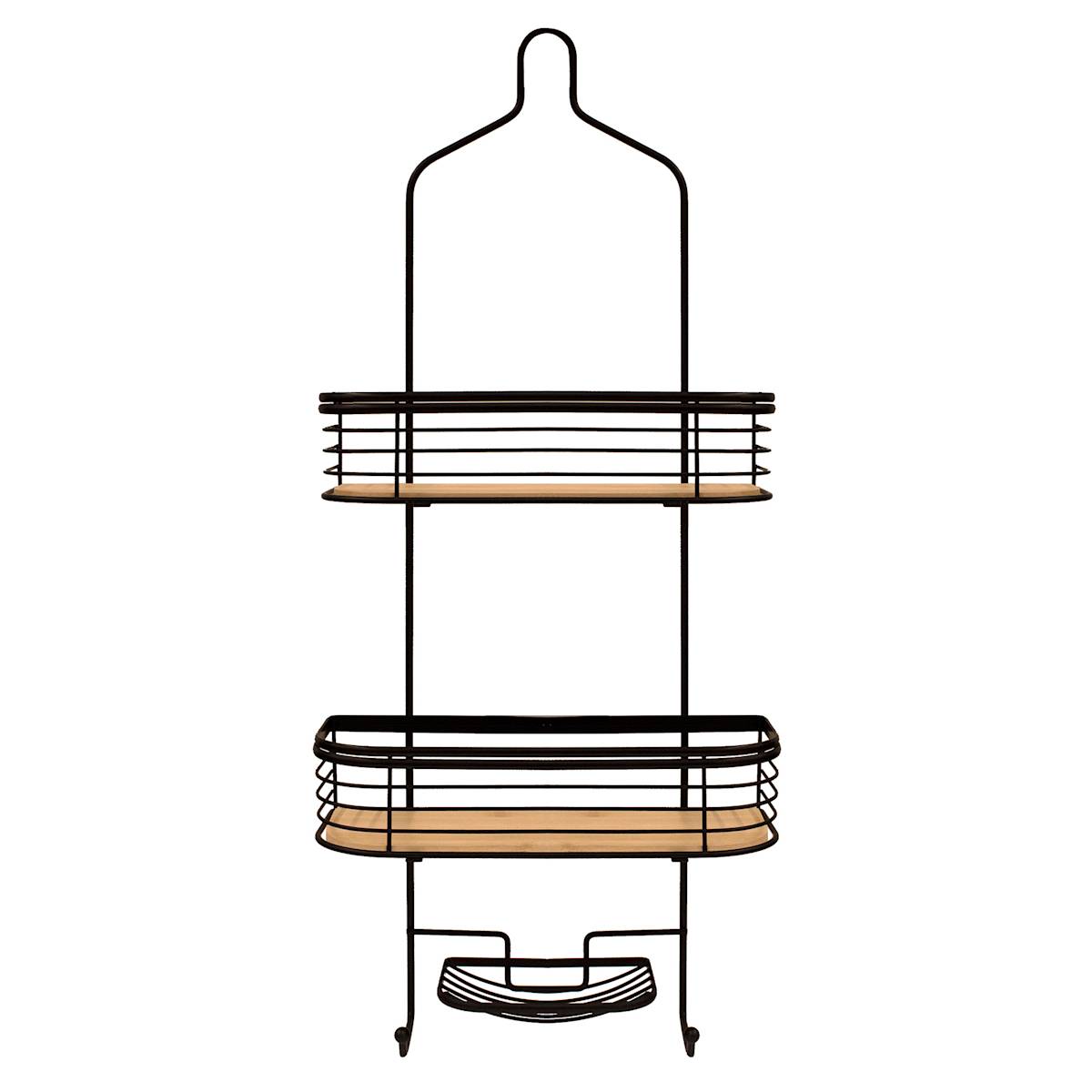 At Home Bamboo Shower Caddy