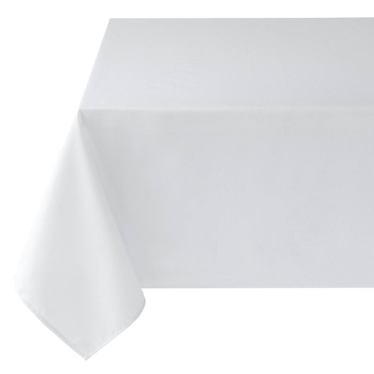 At Home Basics Solid White Tablecloth 60x104
