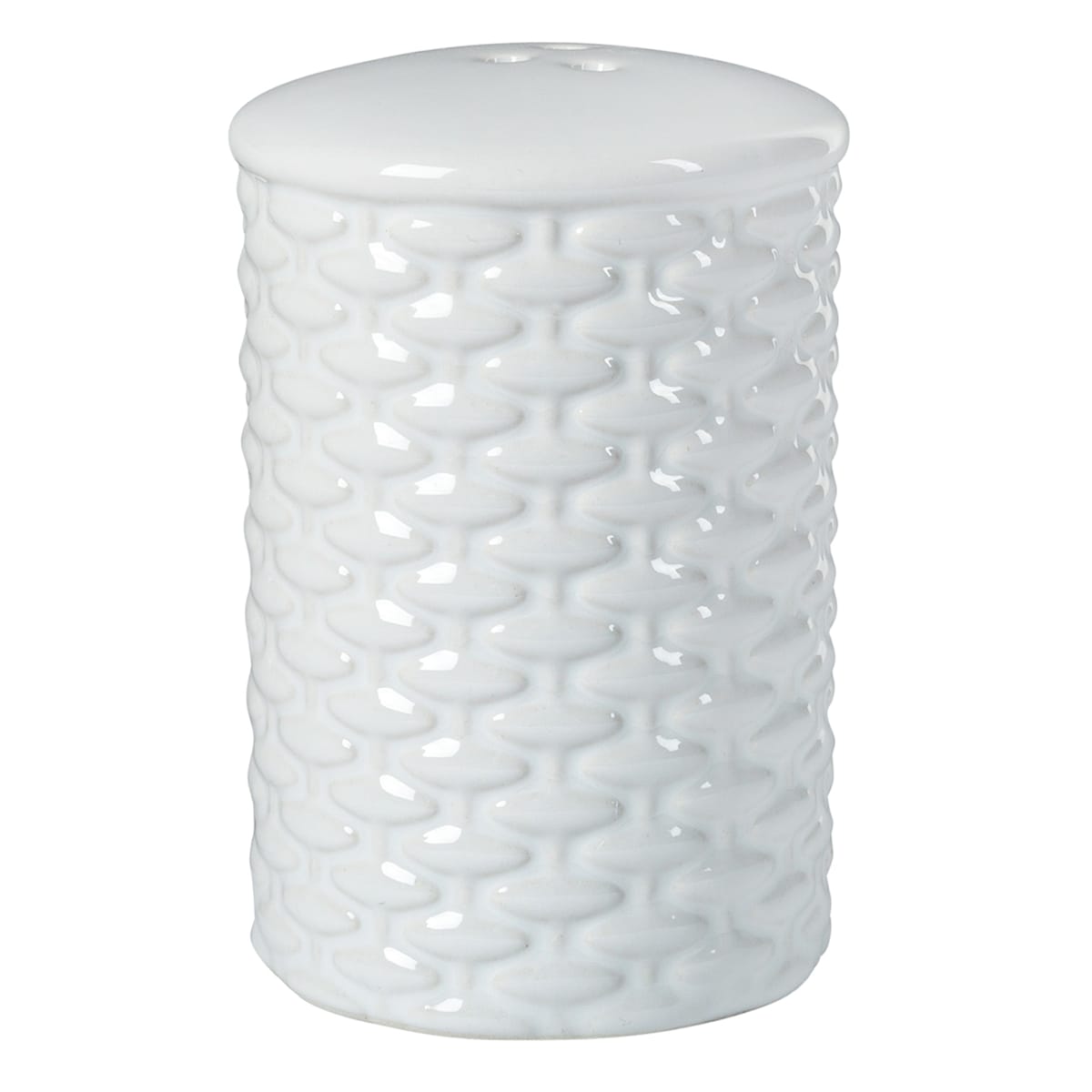 At Home Basketweave Salt & Pepper Shaker Set