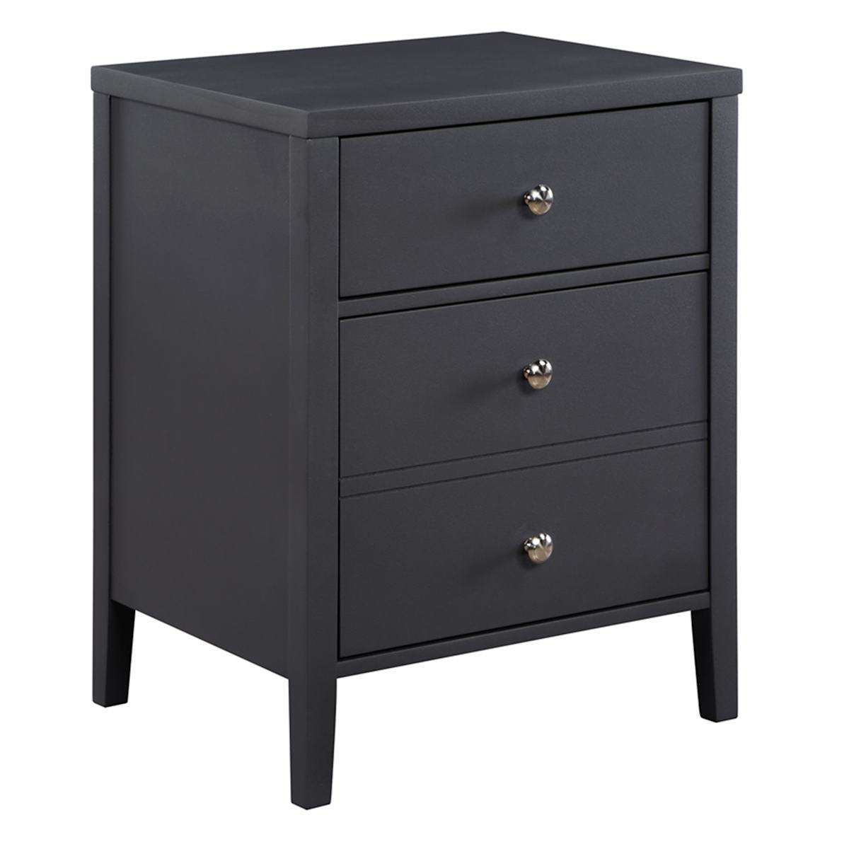 At Home Beck 2-Drawer Cabinet Grey