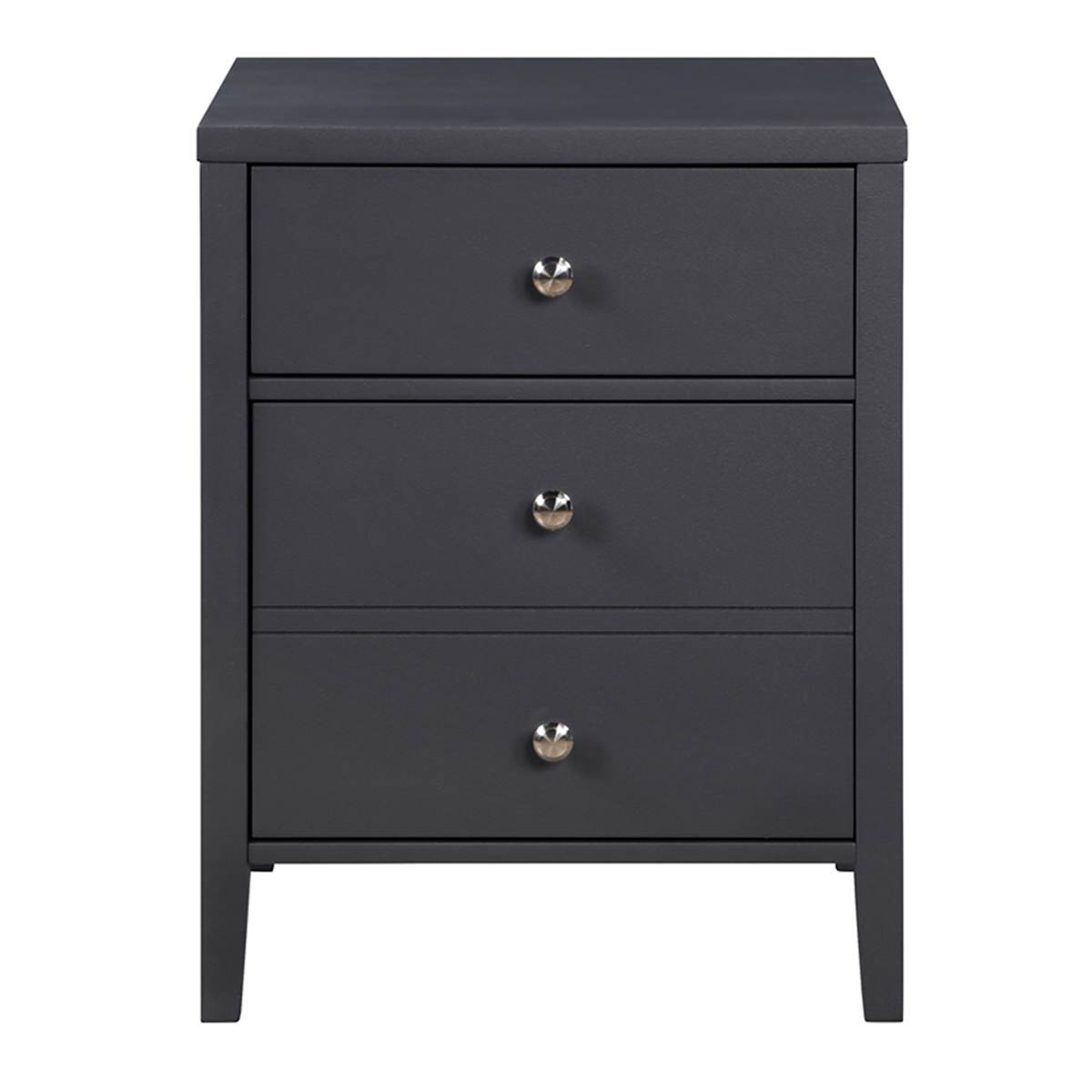 At Home Beck 2-Drawer Cabinet Grey