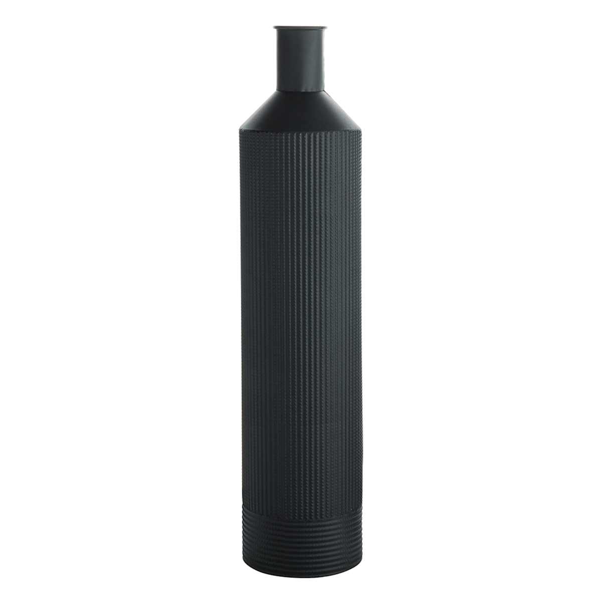 At Home Black Bottle Floor Vase 36"