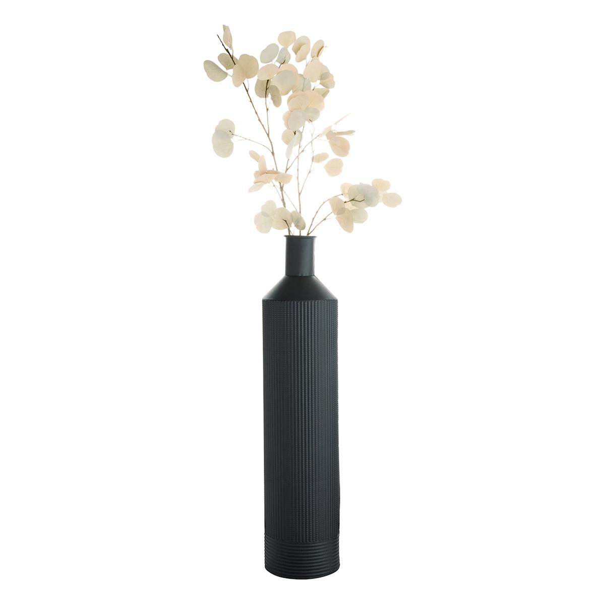 At Home Black Bottle Floor Vase 36"