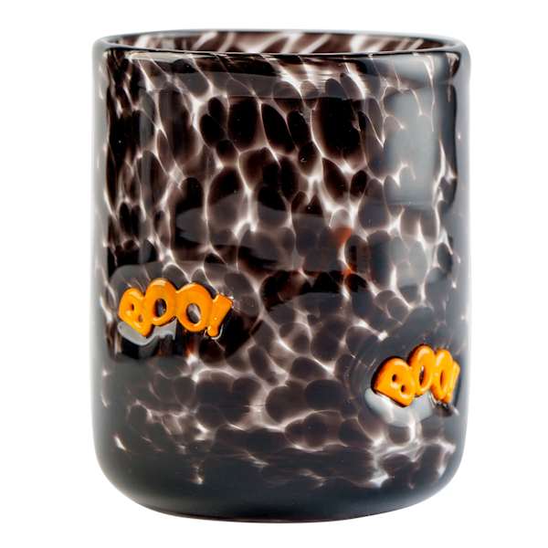 at home Black Confetti Boo Icon Glass 17.25oz