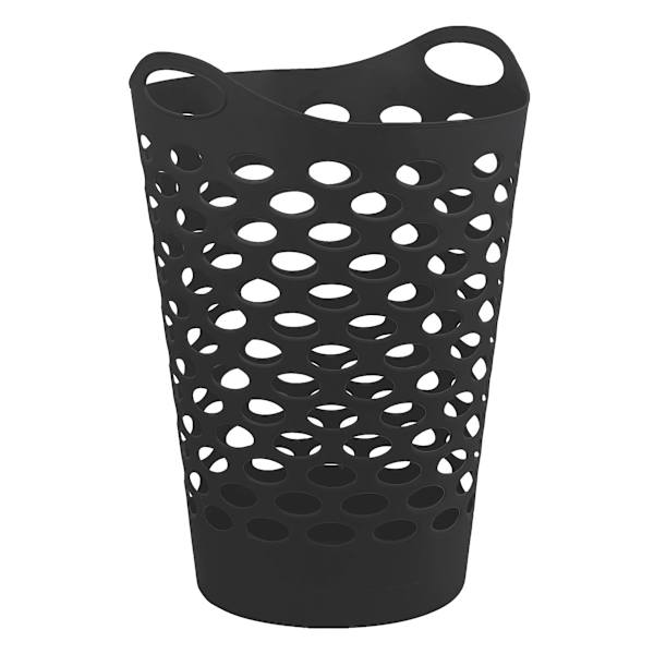 at home Black Flexible Laundry Hamper 60l