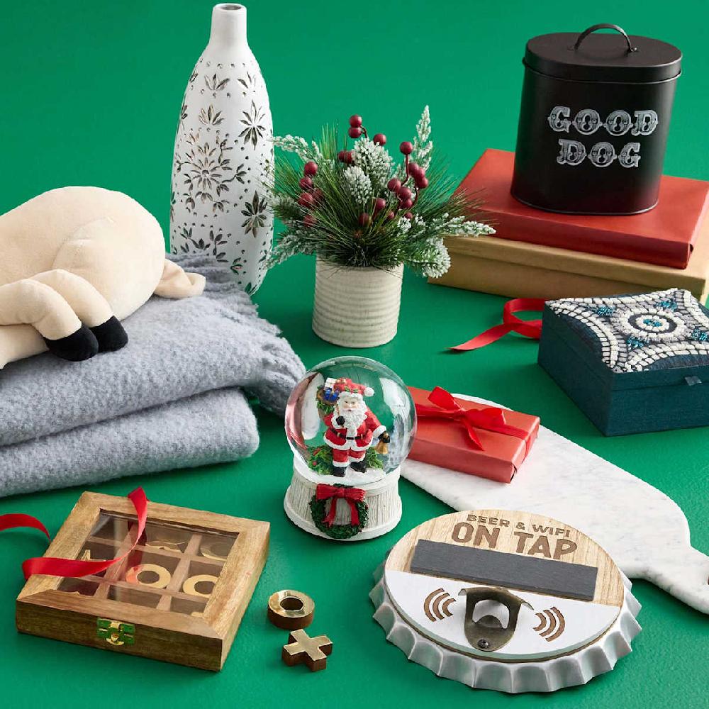 At Home Black Good Dog Treat Canister