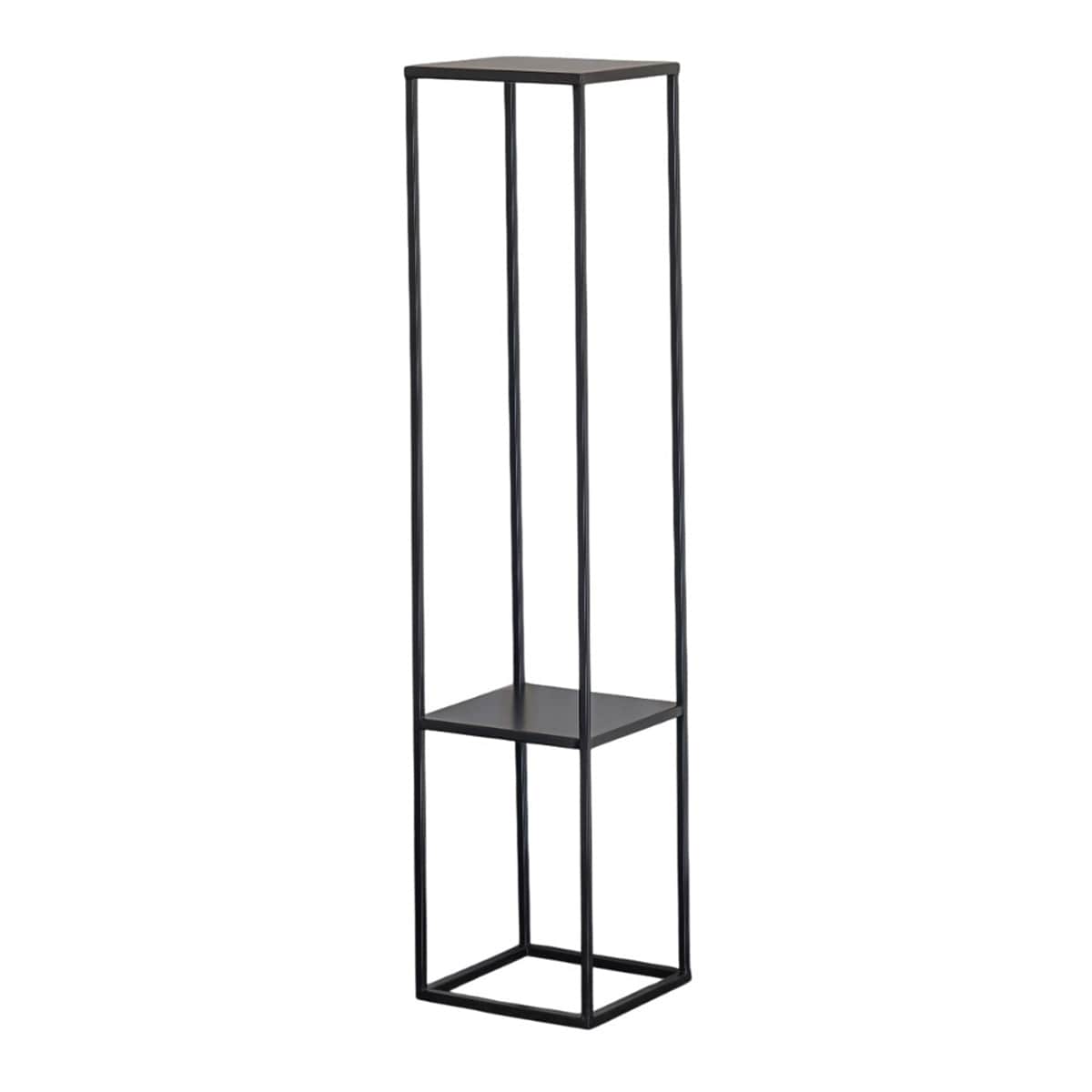 At Home Black Iron Metal Riser 40"