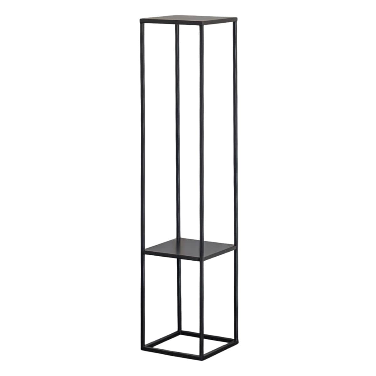 At Home Black Iron Metal Riser 40"
