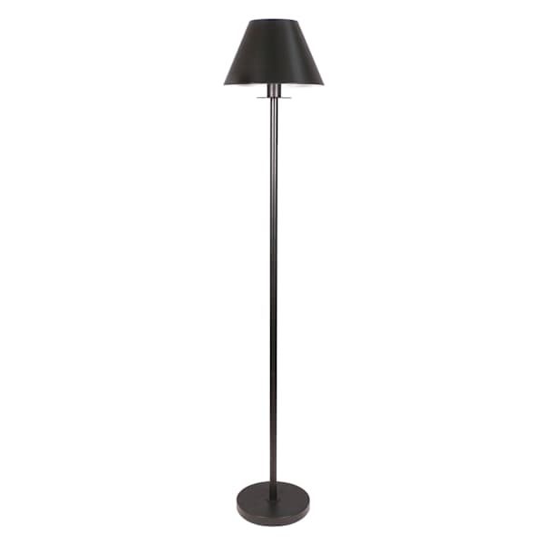 at home Black Metal Floor Lamp 63"