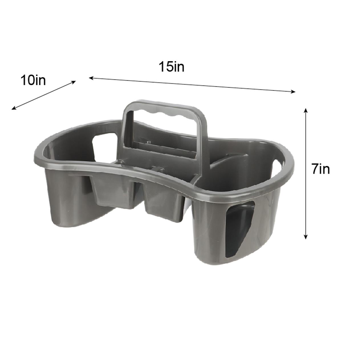 At Home Black Shower Caddy Large