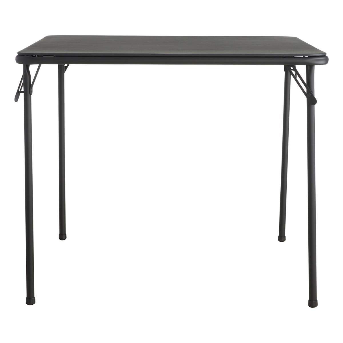 At Home Black Square Folding Table