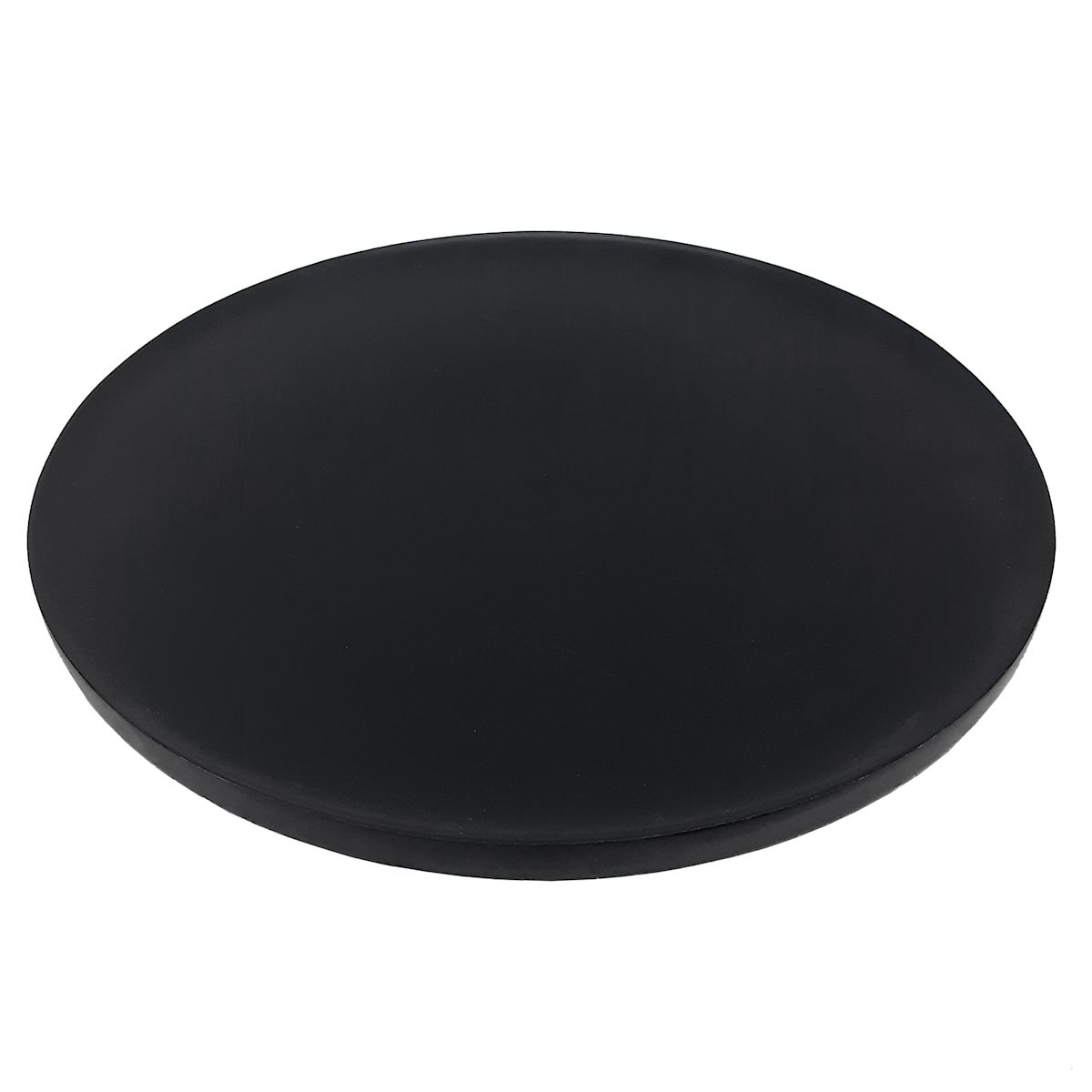 At Home Black Wooden Charger Plate