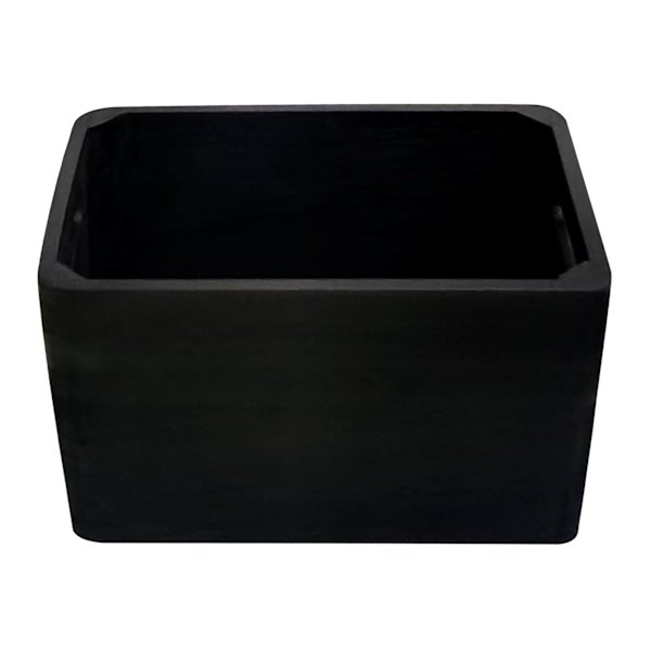 at home Black Wooden Storage Basket Set Large